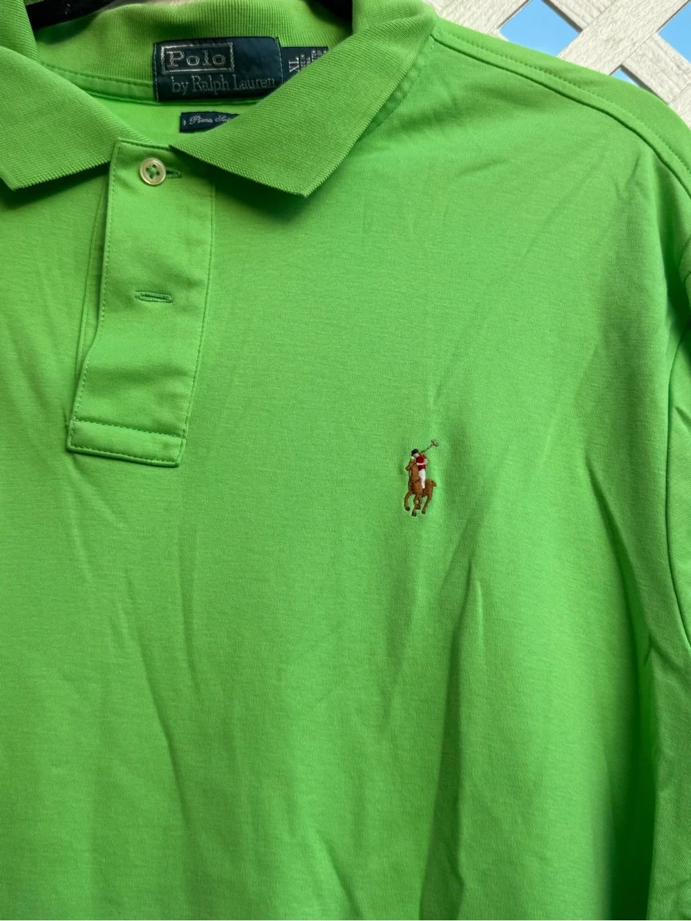 Ralph Lauren Bright Green Polo Shirt